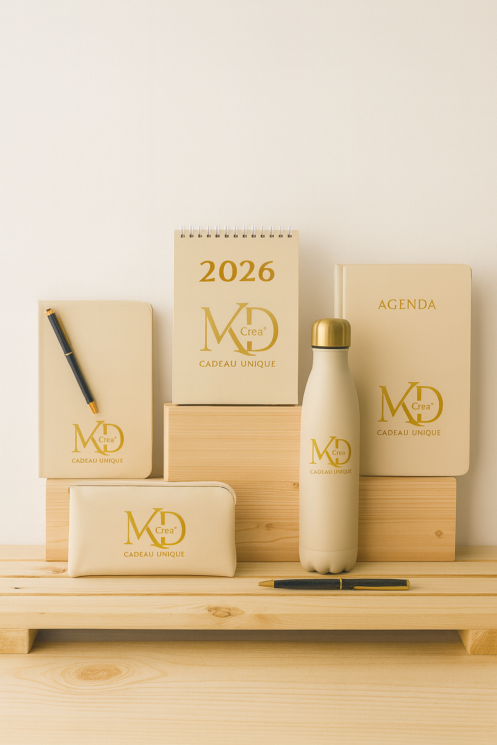 Professionnels : objets publicitaires, carnets, agendas